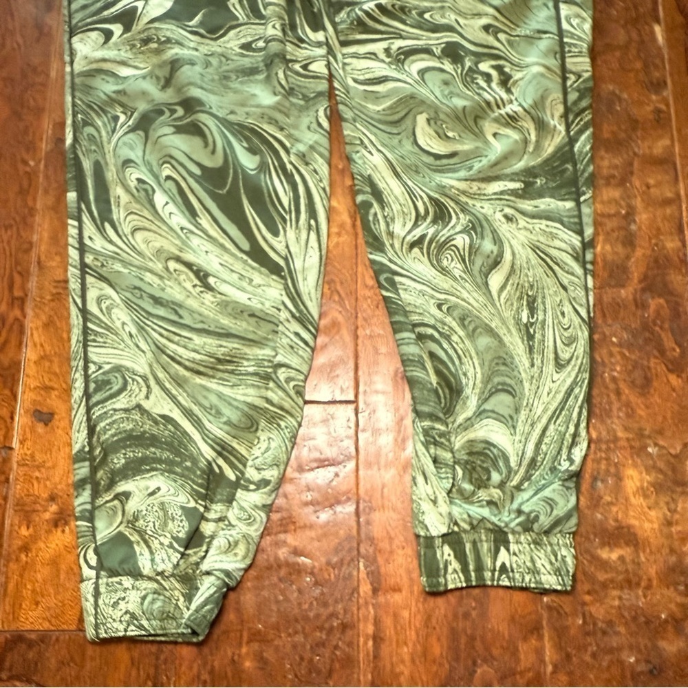 ATHLETA Brooklyn Jogger Size 0 Sumi Marble Green Lightweight Athletic Pants - Picture 2 of 10